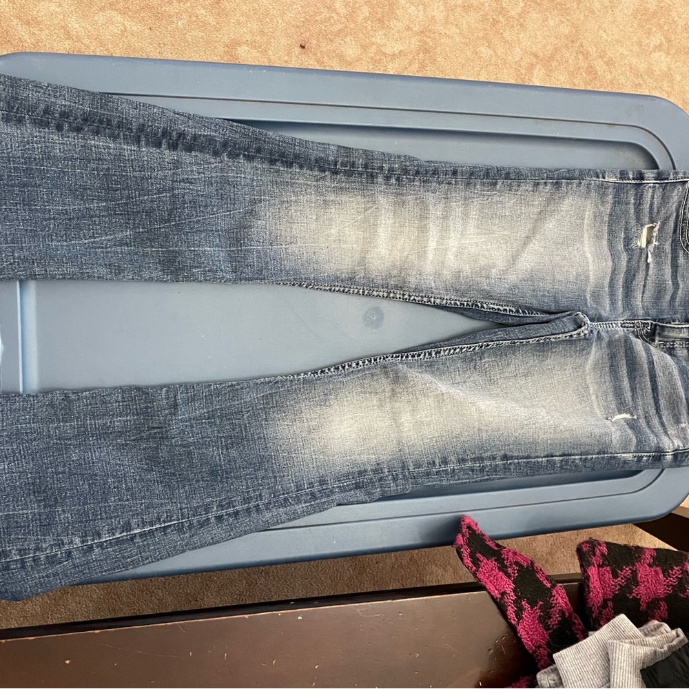 BKE Buckle brand girls youth Faded Blue flare Jeans